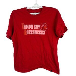 Tampa Bay Buccaneers 47 Brand Red T-Shirt Size XL 100% Cotton